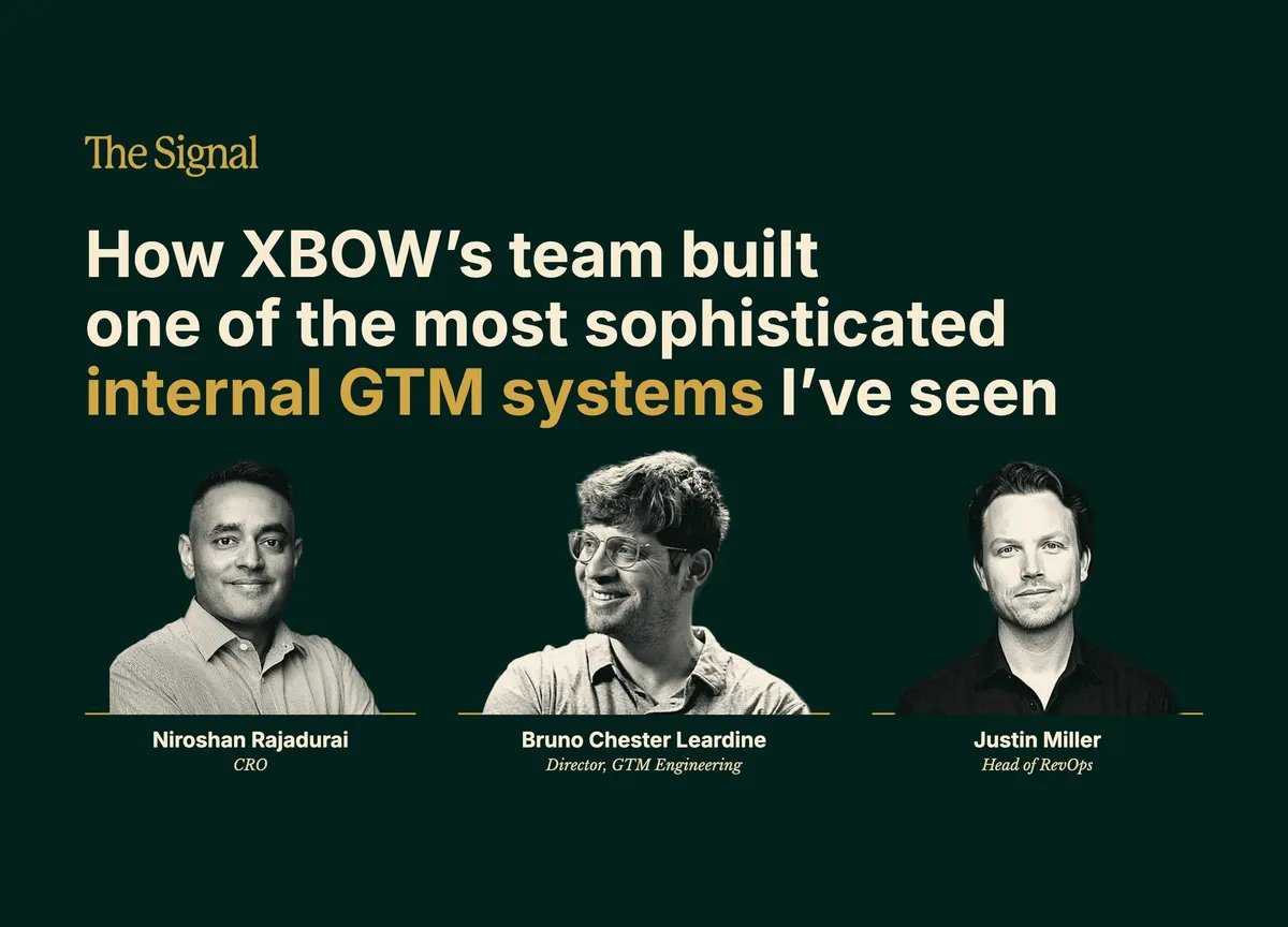 Image for “How XBOW’s team built one of the most sophisticated internal GTM systems I’ve seen”